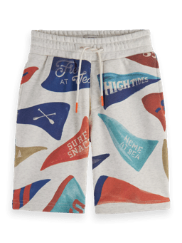Scotch & Soda Mid-length - All-over printed shorts FNT
