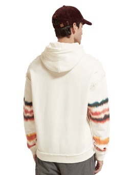 Scotch & Soda Embroidered tie-dye hoodie MDL-BCK