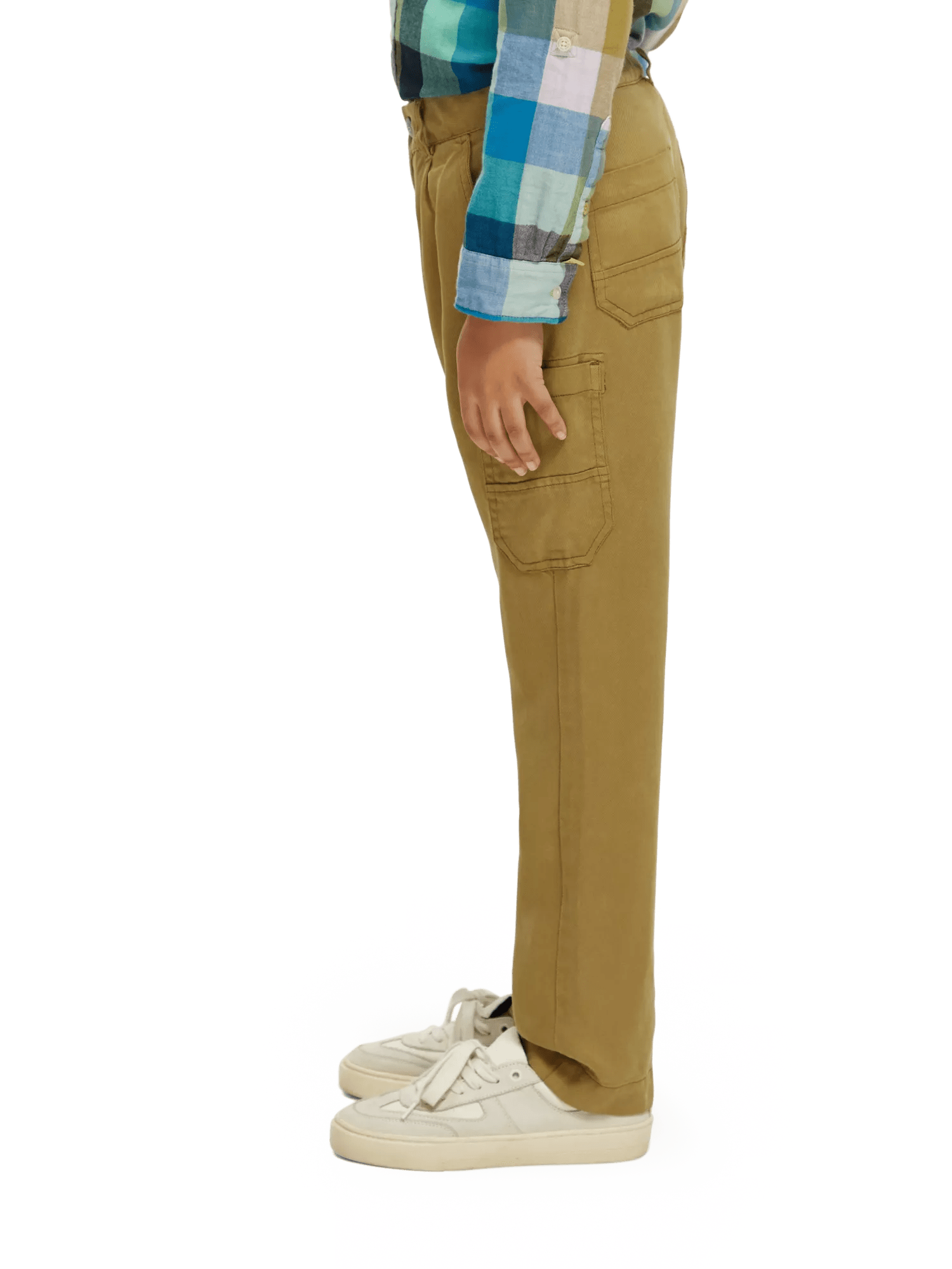 Scotch & Soda Relaxed slim fit - Garment-dyed Tencel cargo pants NHD-SDE