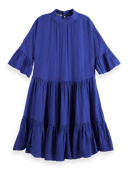 Scotch & Soda Short dress with ruffle sleeve detail NHD-CRP