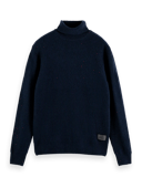 Scotch & Soda Rib knit wool turtleneck sweater NHD-CRP