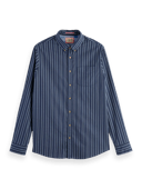 Scotch & Soda Regular-Fit Organic Cotton Striped Oxford Shirt NHD-CRP