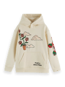 Scotch & Soda Relaxed fit artwork hoodie NHD-CRP