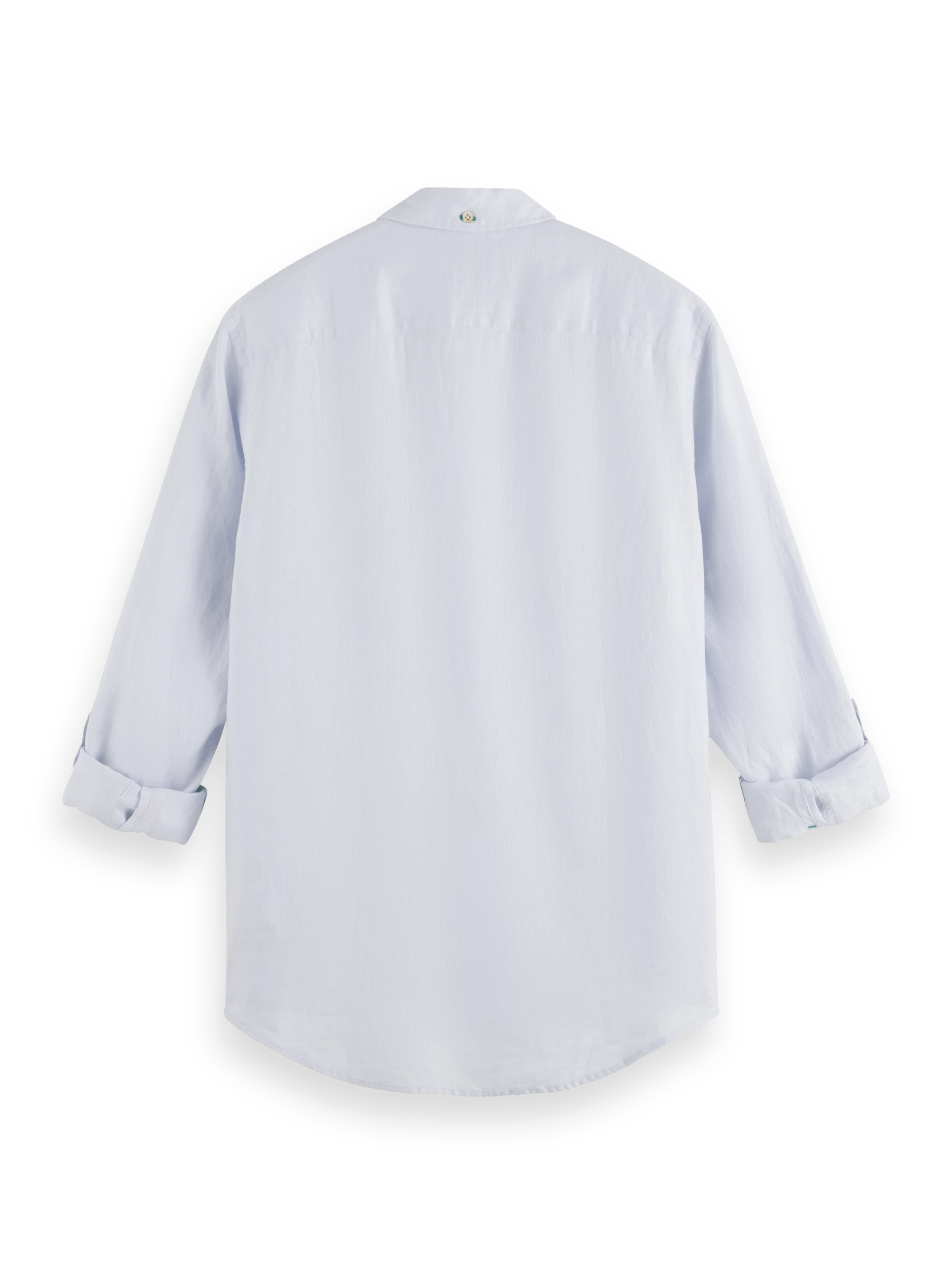 Scotch & Soda Linen shirt with sleeve adjustments BCK