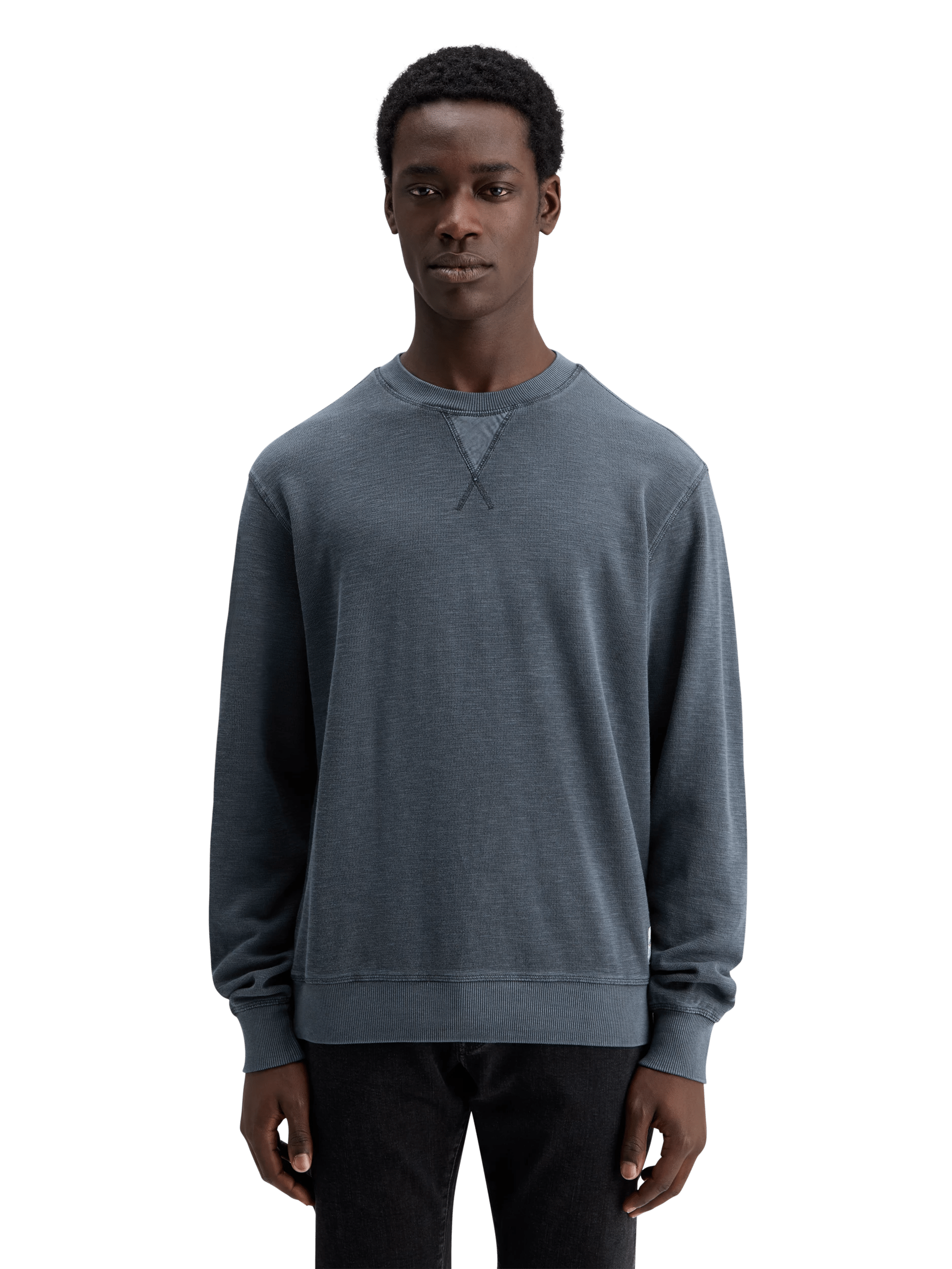 Scotch & Soda Garment-dyed crewneck sweatshirt MDL-CRP