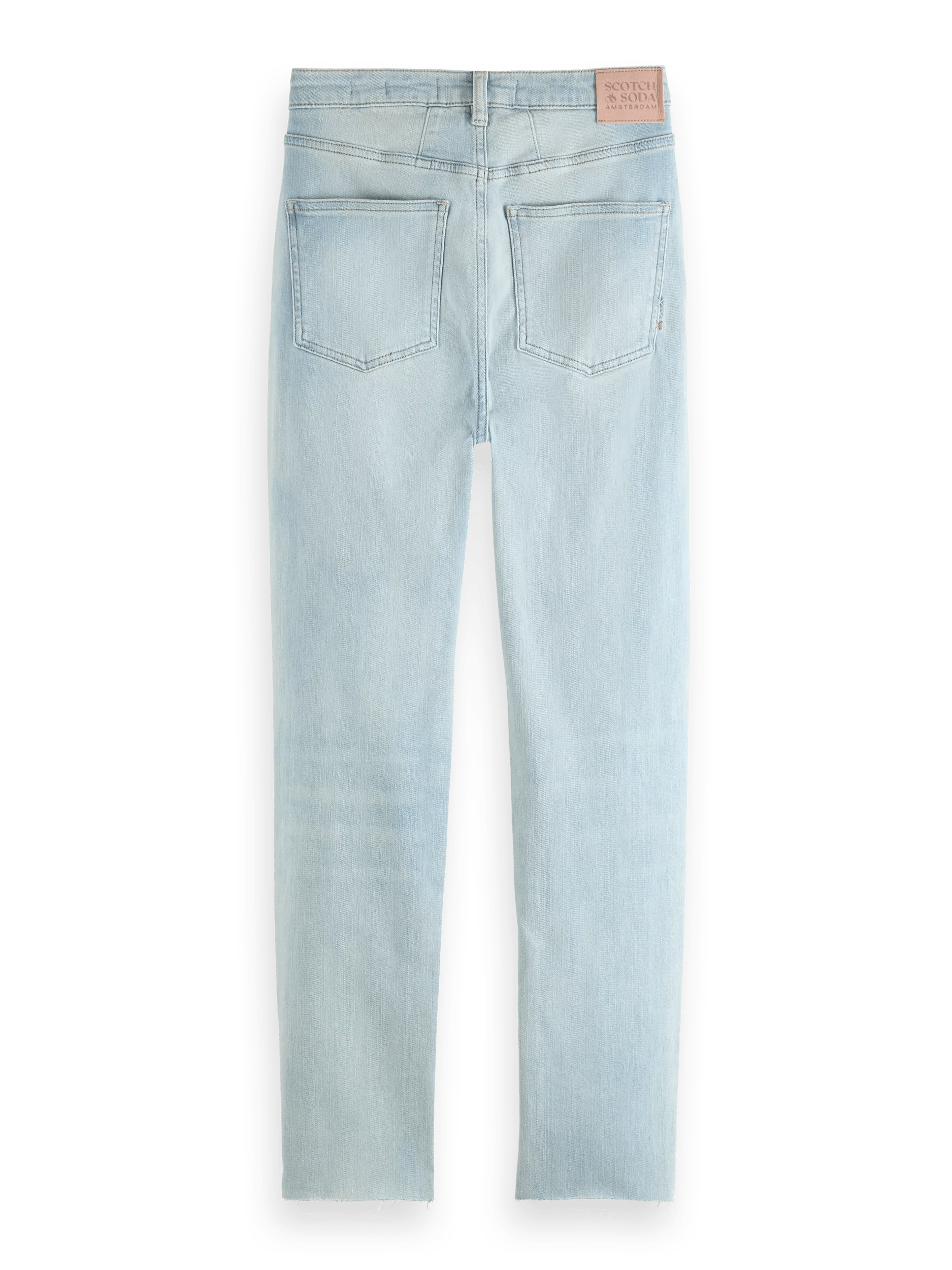 Scotch & Soda Die High Five Slim Tapered-Fit-Jeans mit hohem Bund BCK