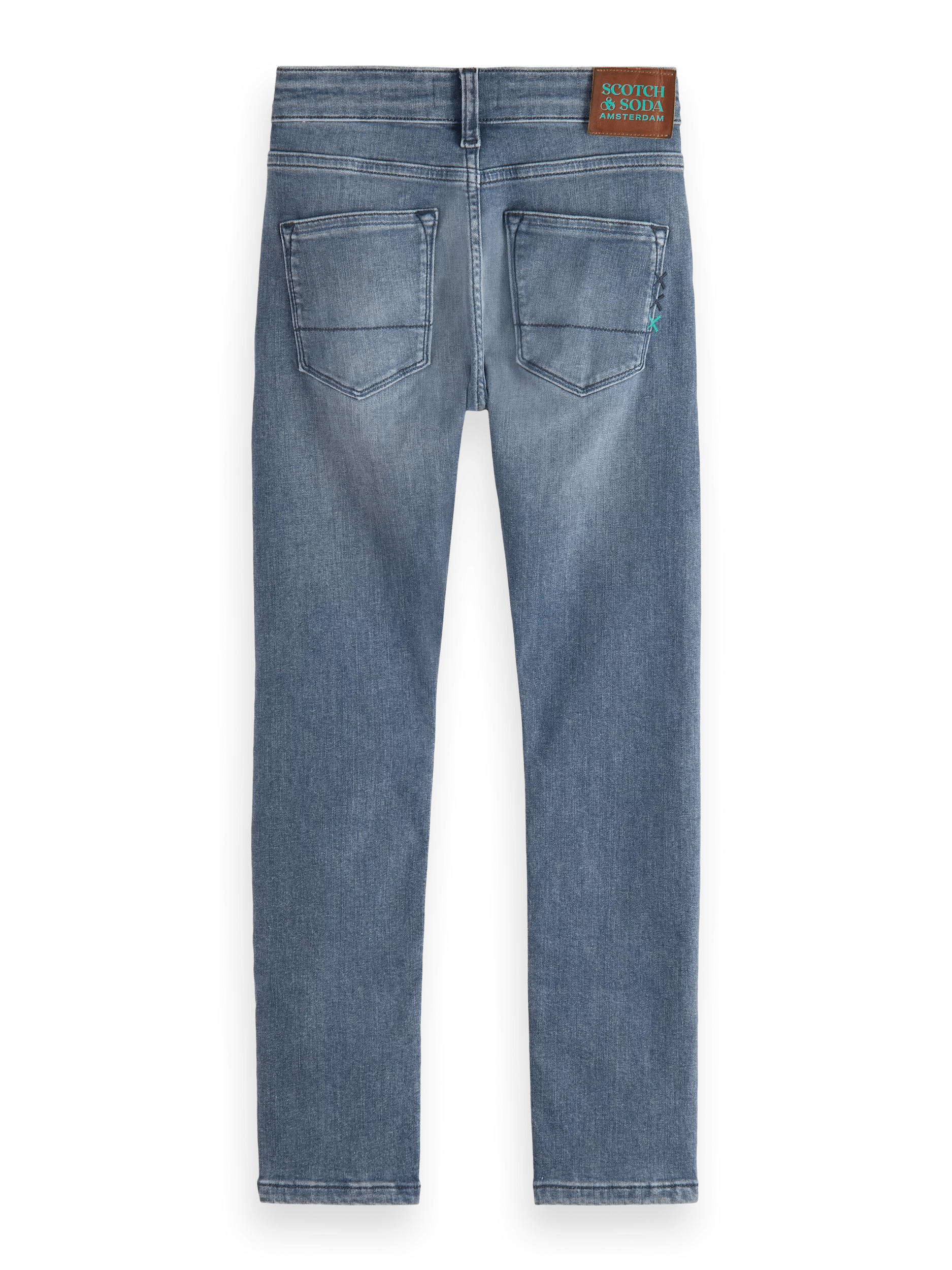 Scotch & Soda Tigger skinny fit jeans Electric Blue BCK