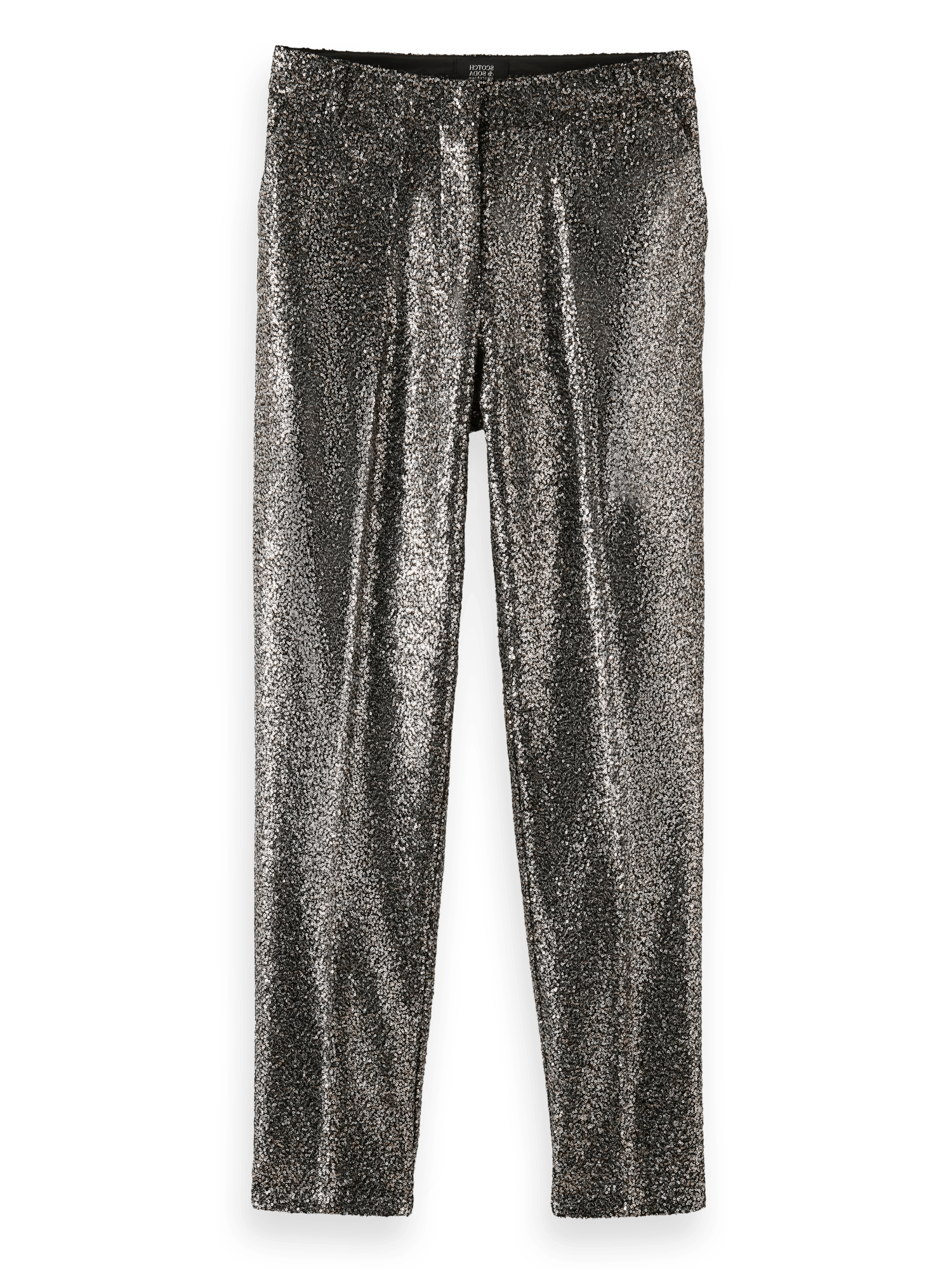 Lowry mid-rise slim fit sequin trousers