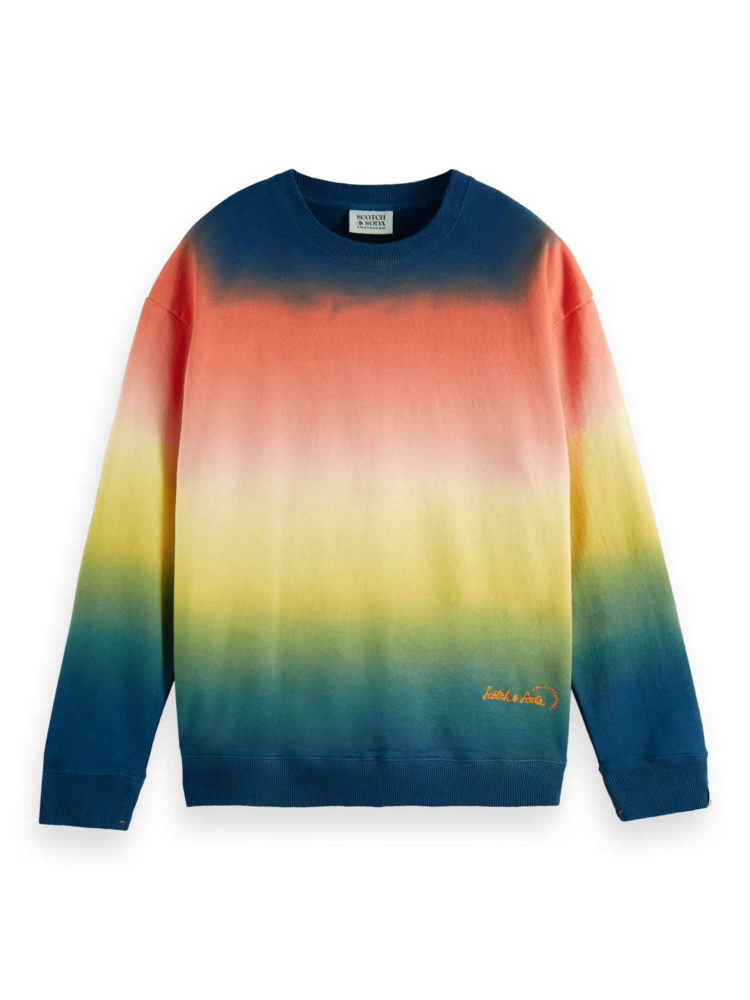 Tie-dye felpa crewneck sweatshirt