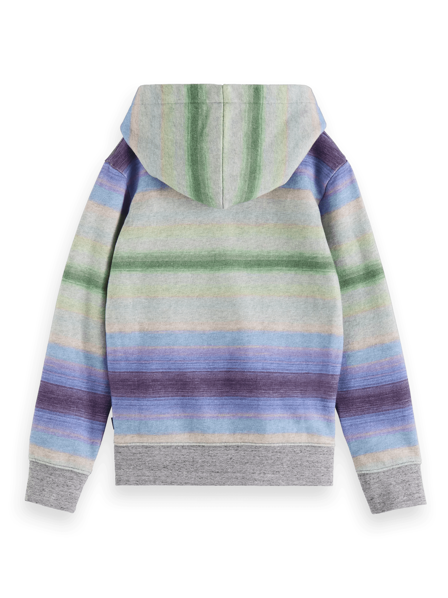 Scotch & Soda Gestreepte hoodie met kleurovergang BCK