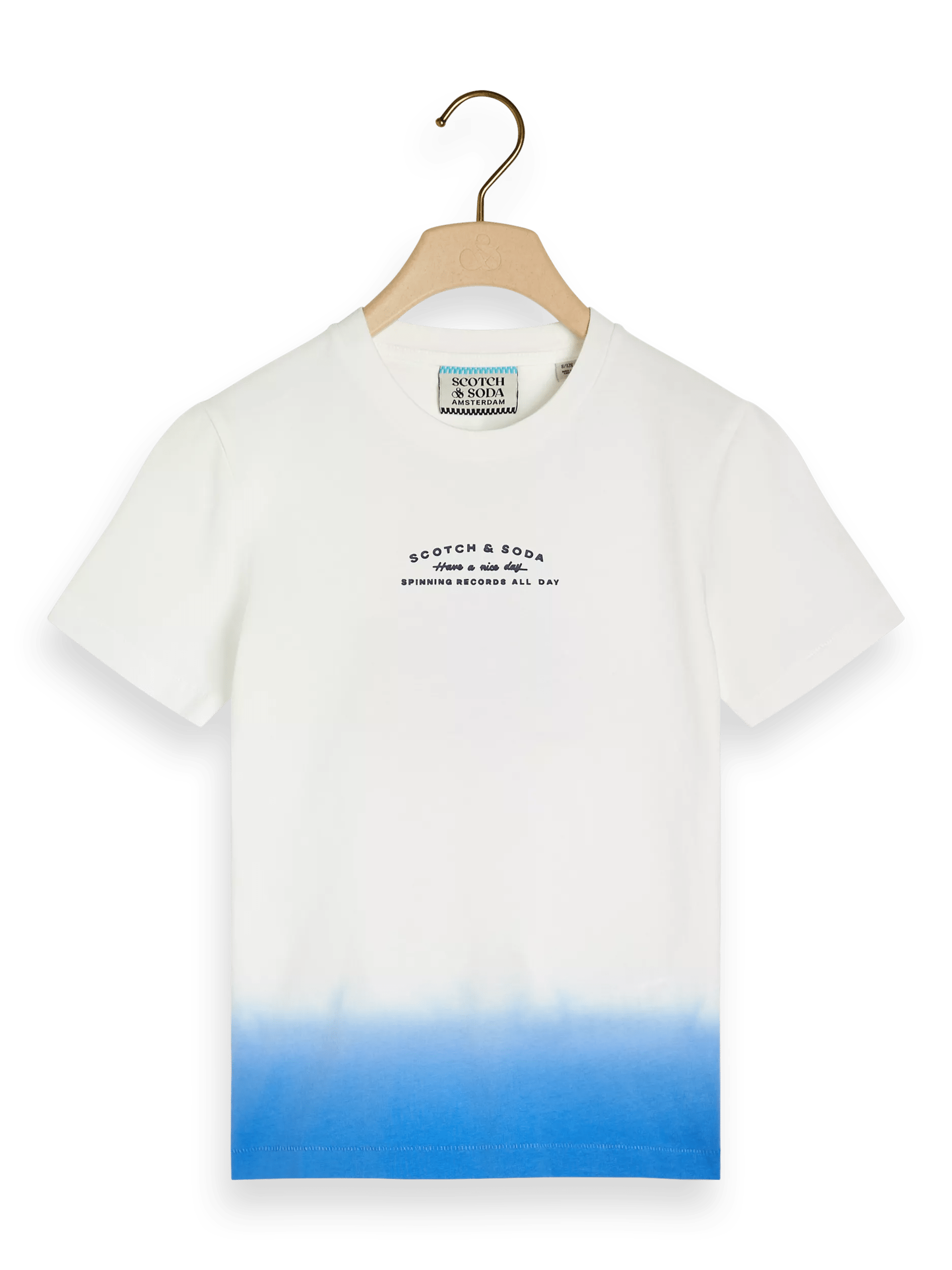 Scotch & Soda T-shirt dip-dye coupe décontractée FNT