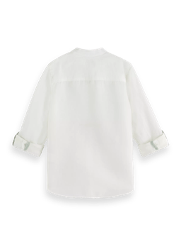 Scotch & Soda Regular-fit - cotton linen shirt BCK