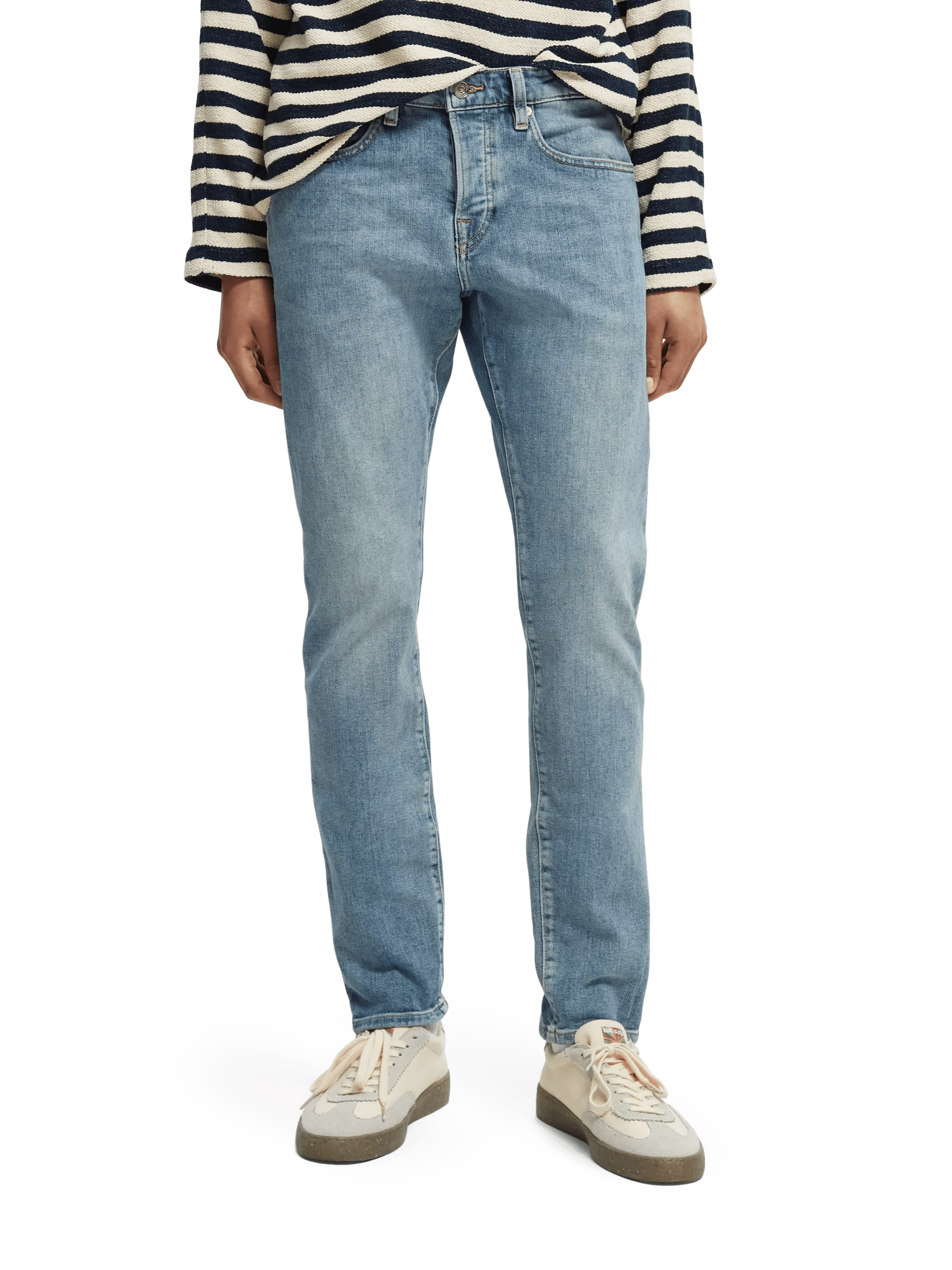 Scotch & Soda The Ralston Regular Slim Fit Jeans – Aqua Blue FIT-CRP
