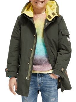 Scotch & Soda Water-repellent teddy-lined parka NHD-CRP