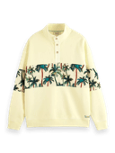 Scotch & Soda Garment dye felpa / poplin sweatshirt NHD-CRP