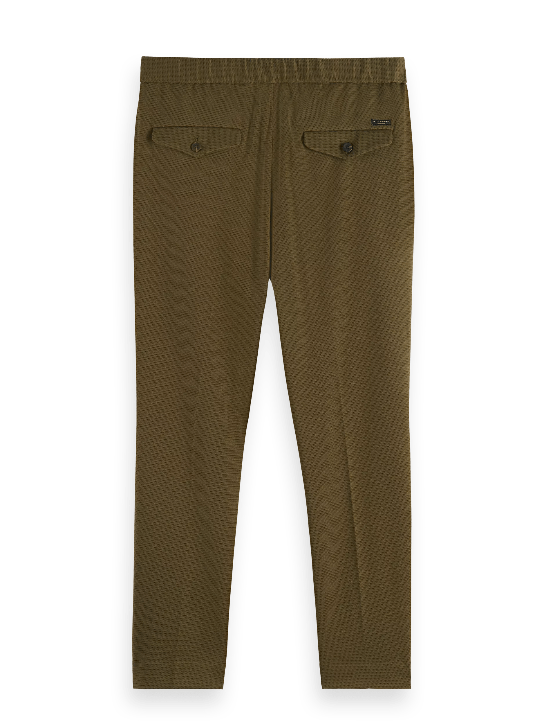 Scotch & Soda The Finch regular tapered-fit yarn-dyed knitted jogger BCK