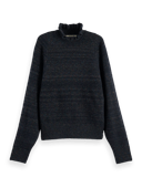 Scotch & Soda Ruffled turtleneck sweater NHD-CRP