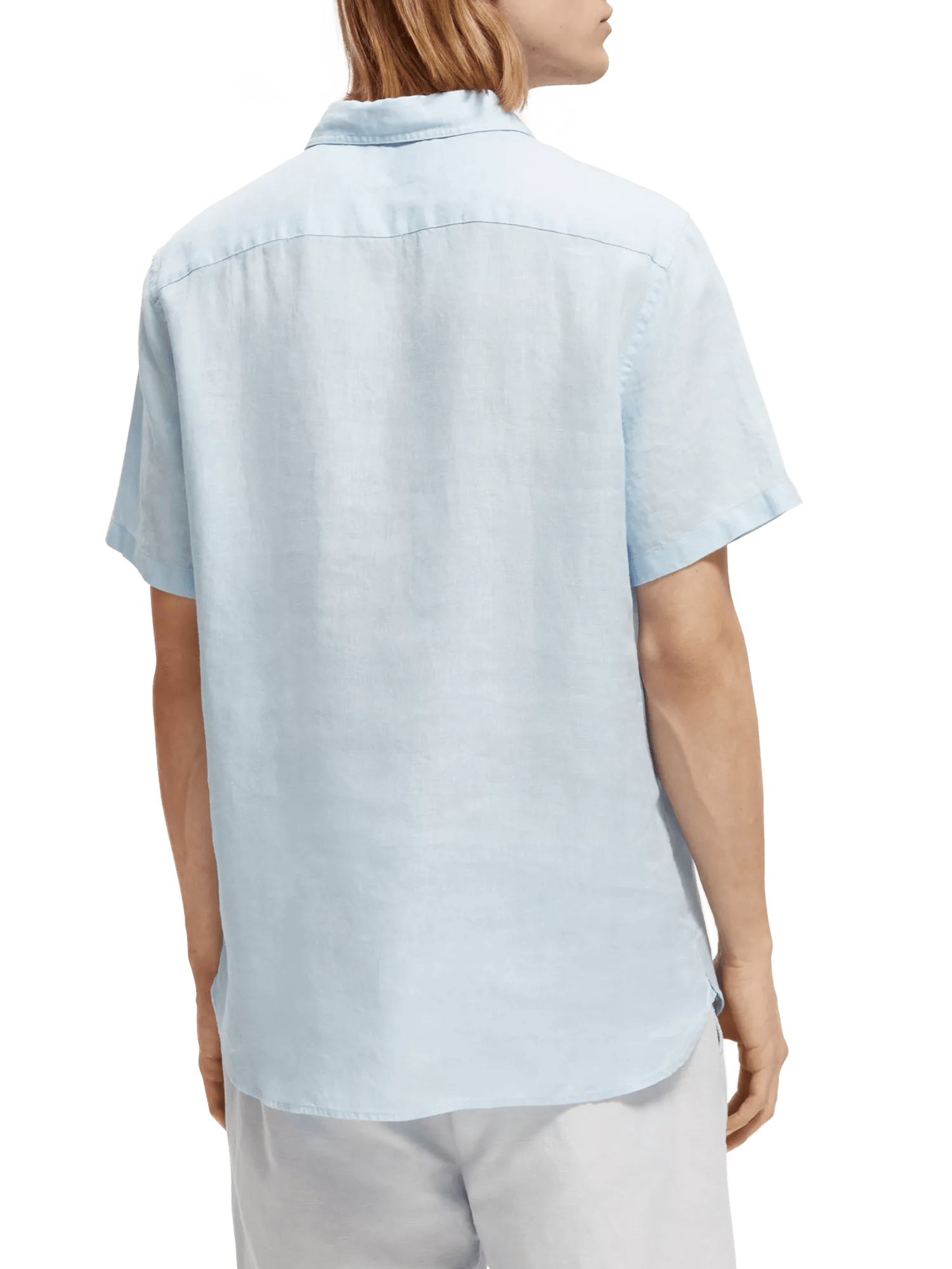 Scotch & Soda Short sleeve linen shirt NHD-BCK