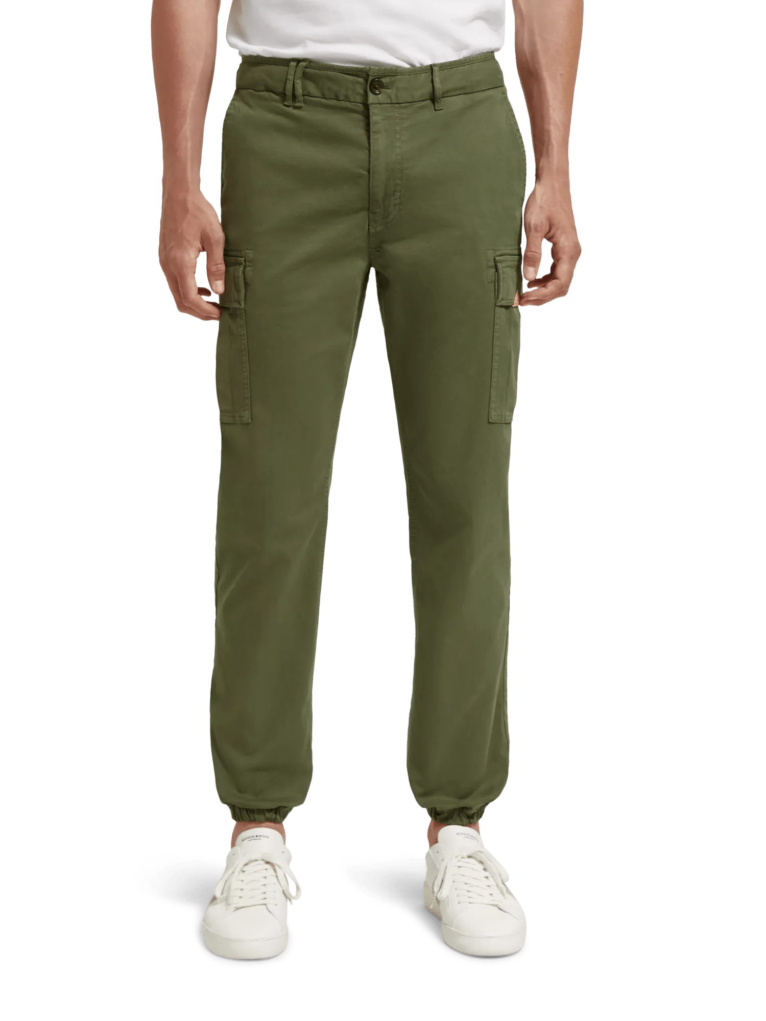 Regular Fit Cargo Pants - Khaki green - Men