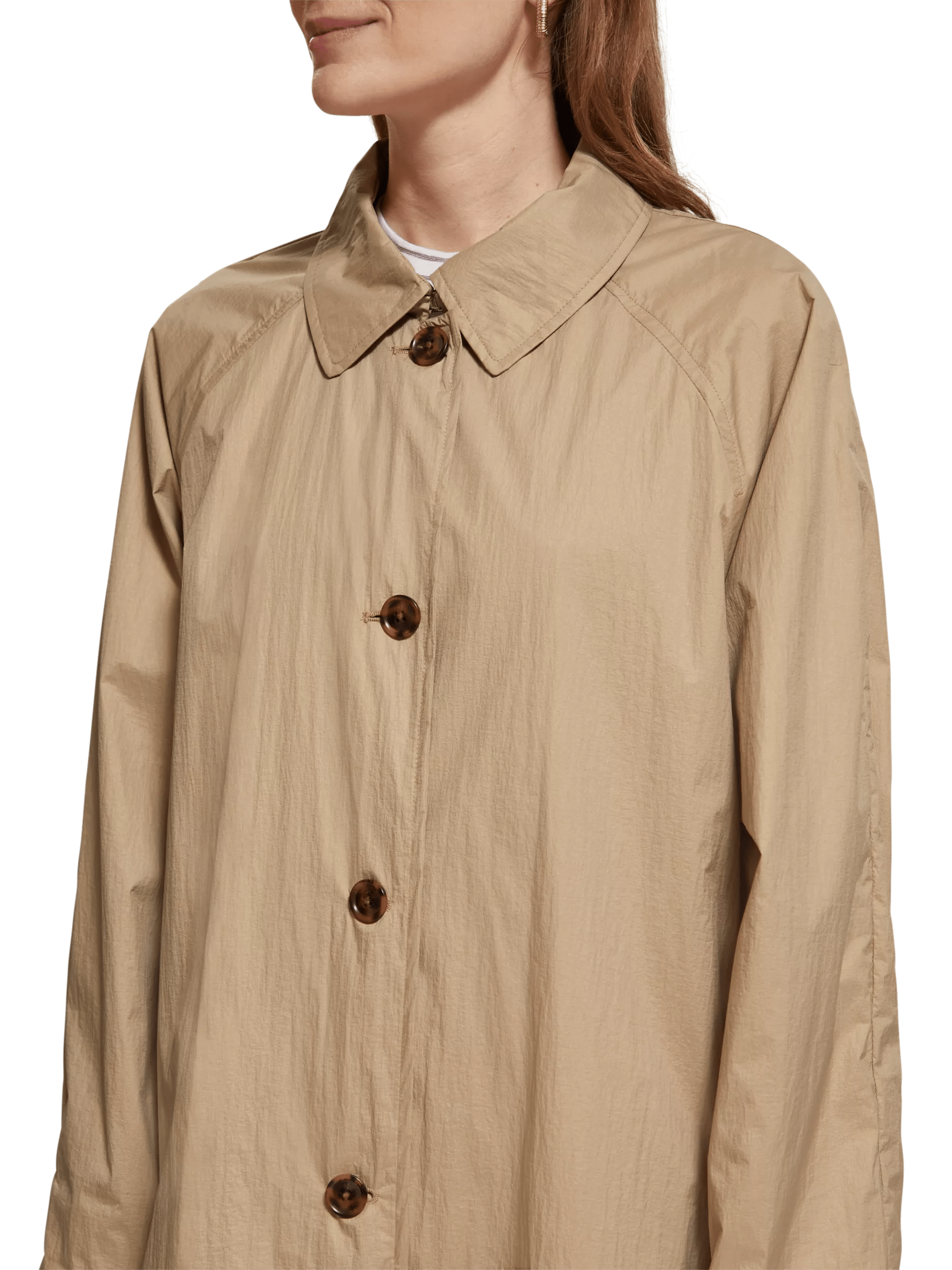 Scotch & Soda Water-repellent oversized trench coat MDL-DTL1