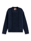 Scotch & Soda Chenille cable knit pullover MDL-CRP