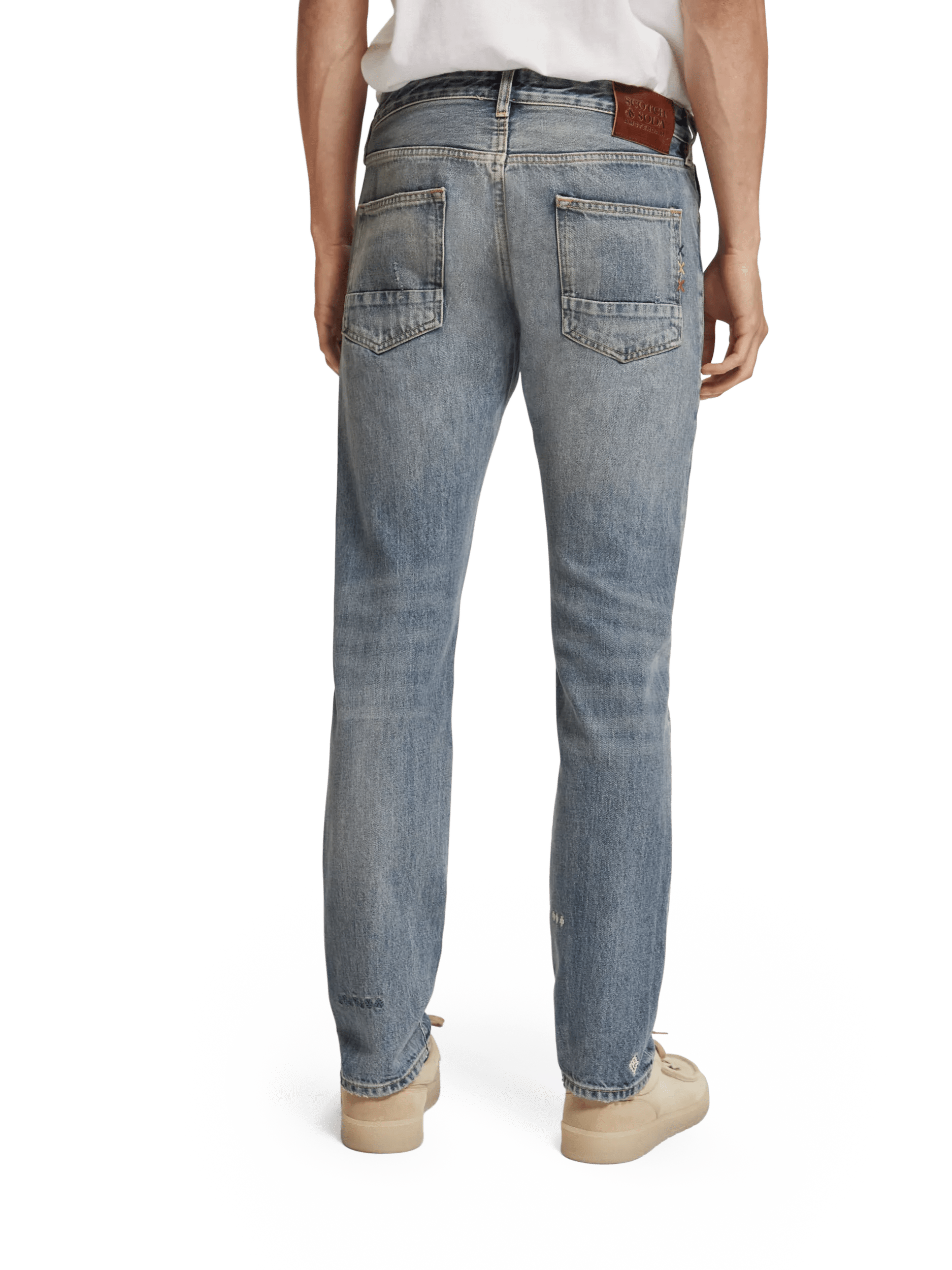 Scotch & Soda Die Premium-Jeans „Ralston“ im regulären Slim-Fit FIT-BCK