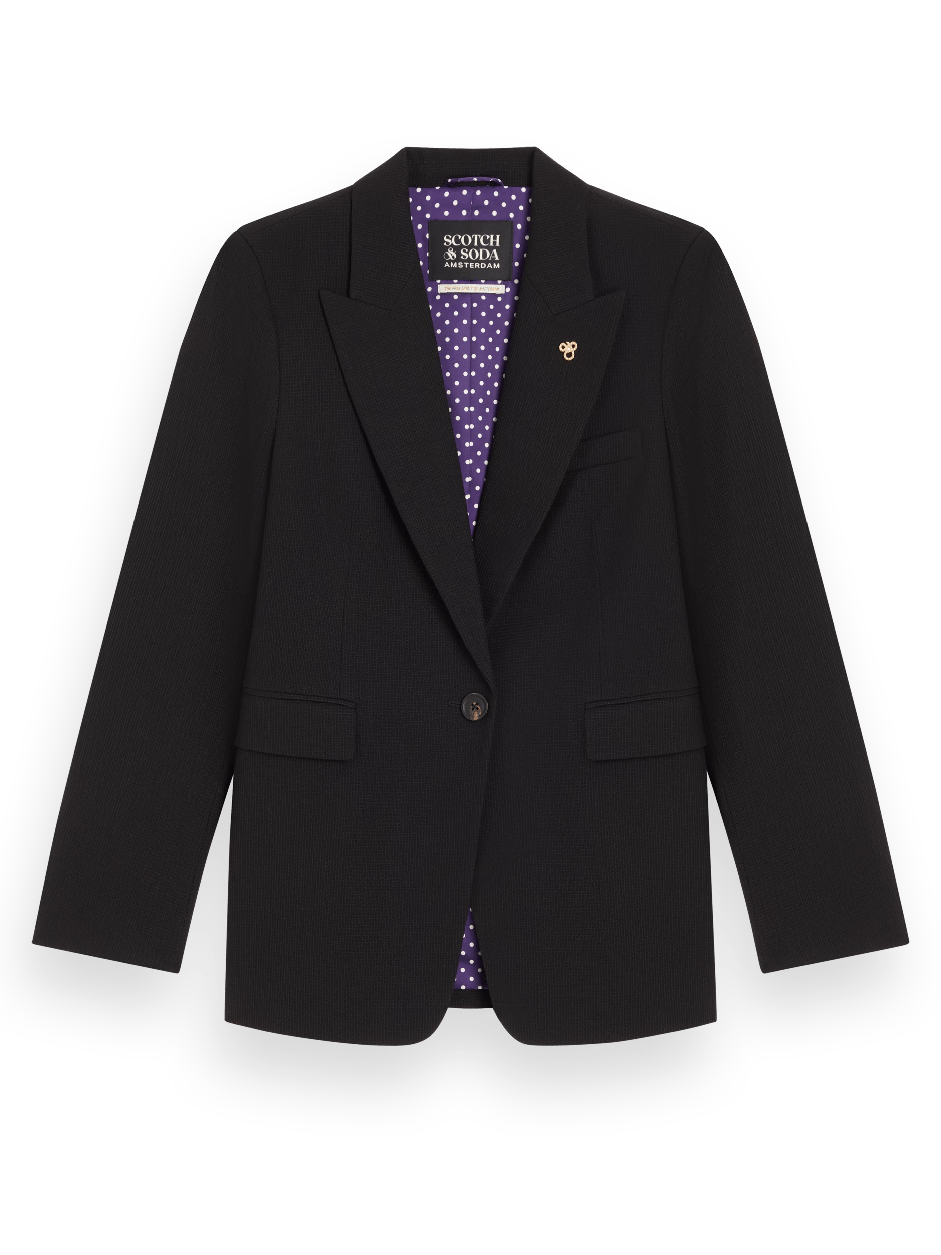 Scotch & Soda Single-breasted tailored blazer FNT