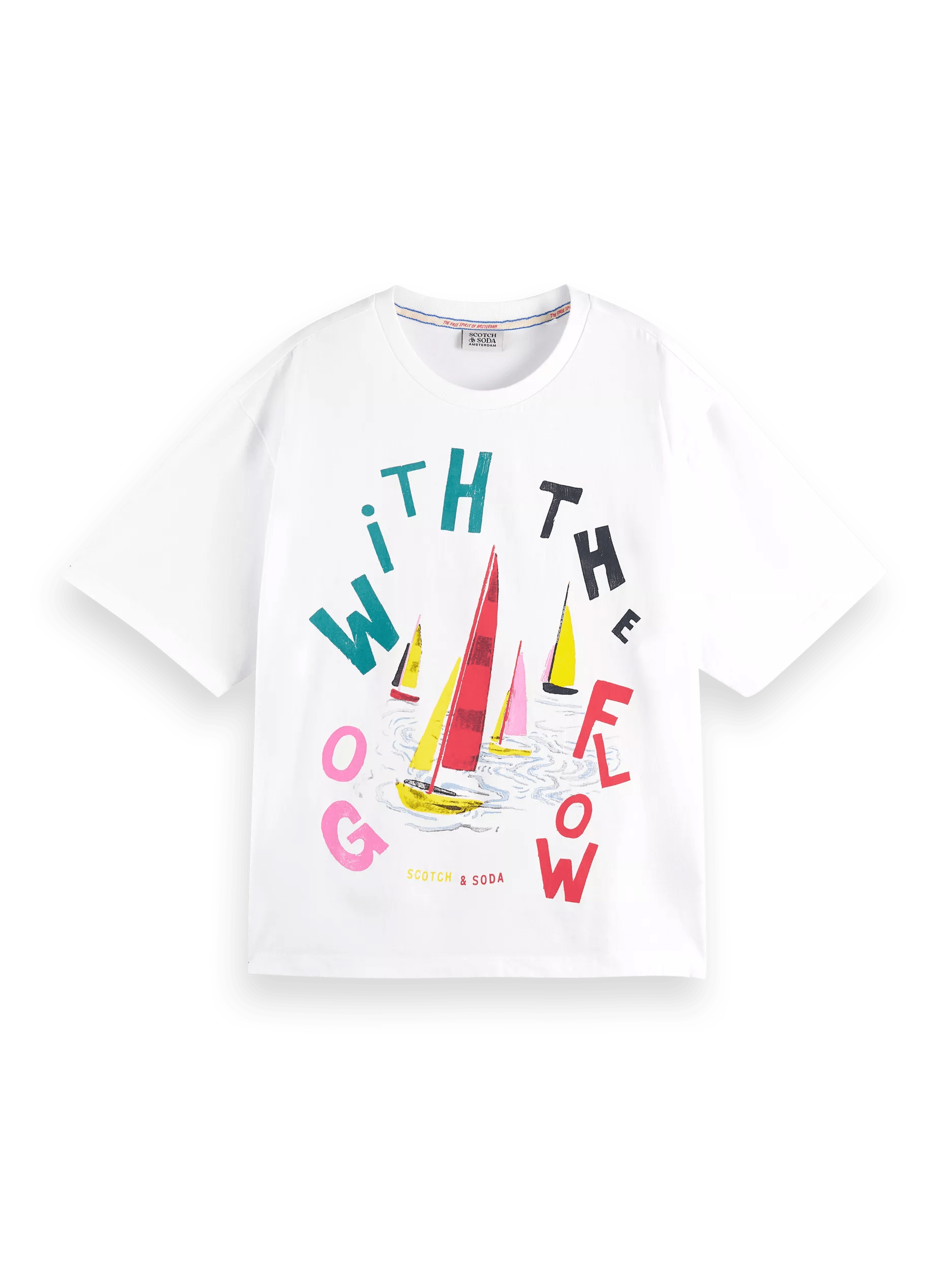 Scotch & Soda Loose fit graphic T-shirt FNT