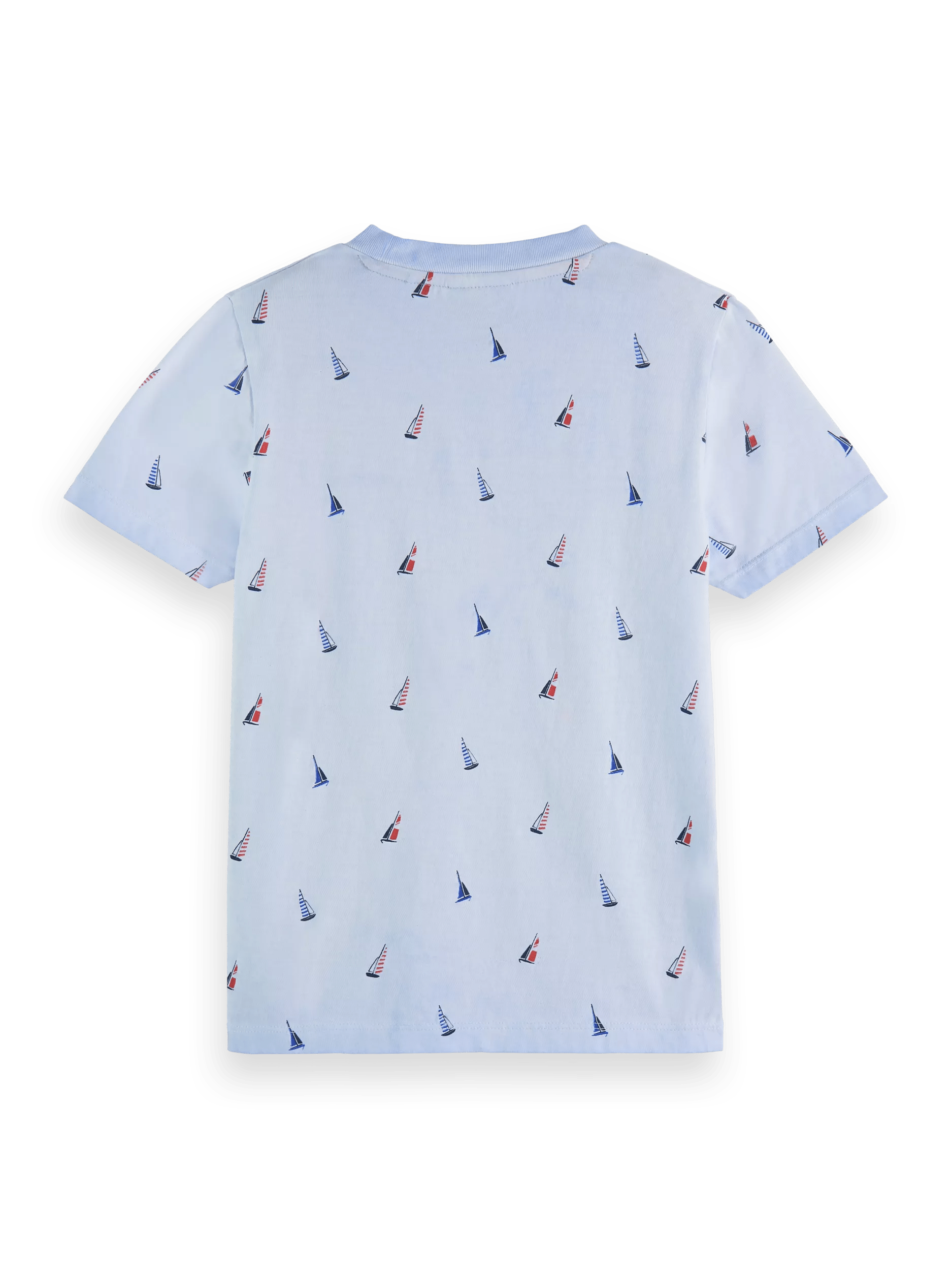 Scotch & Soda T-shirt imprimé teint en pièce BCK