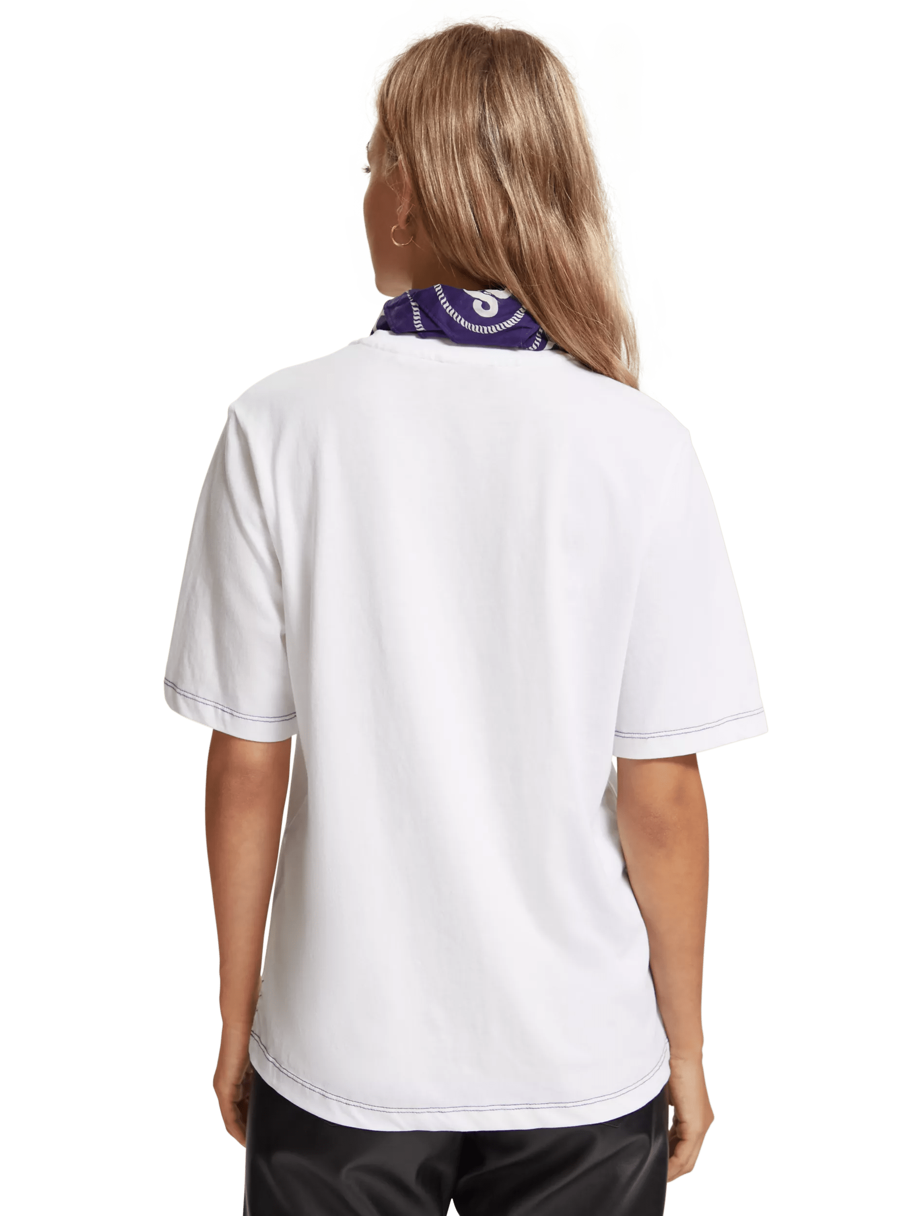 Scotch & Soda T-shirt bandana coupe décontractée MDL-BCK