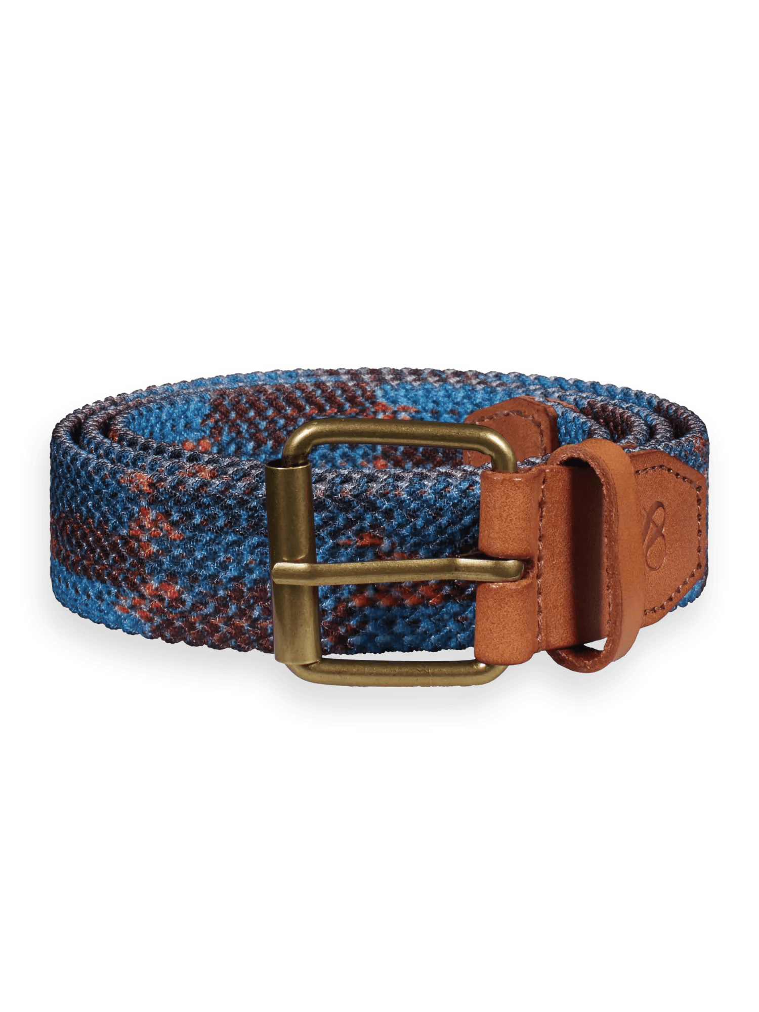 Scotch & Soda Leather-trimmed tape belt FNT