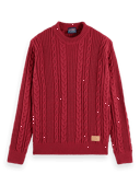 Scotch & Soda Structured knit sweater NHD-CRP