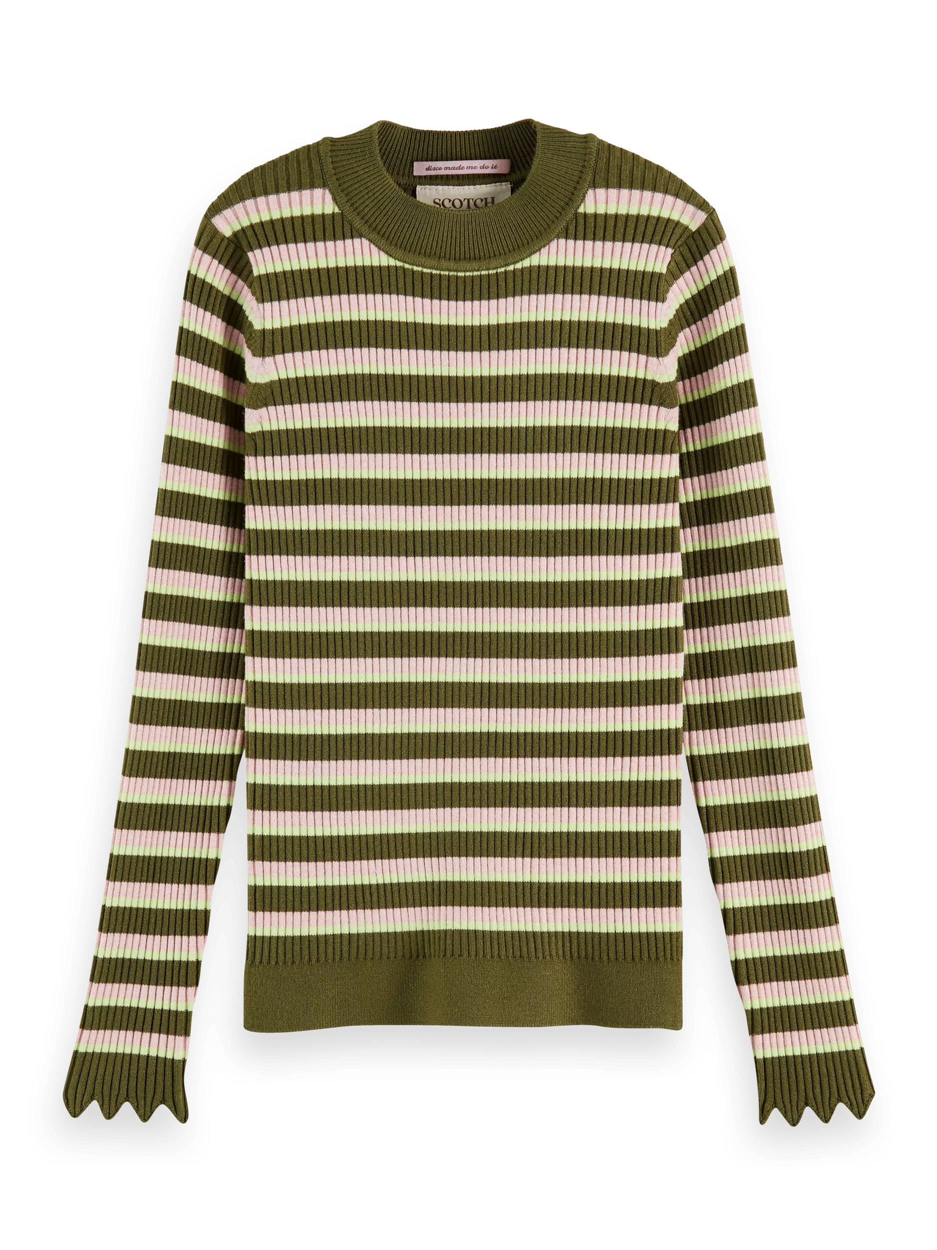 Scotch & Soda Slim fit rib-knitted sweater FNT