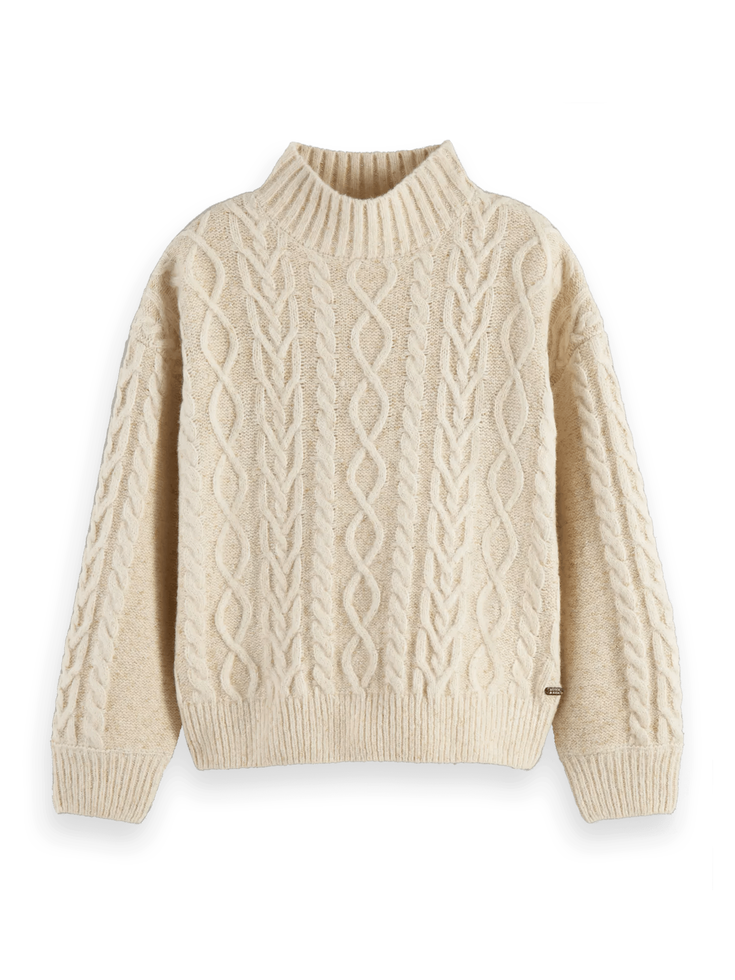 Scotch & Soda Wool-blended knitted turtleneck sweater FNT
