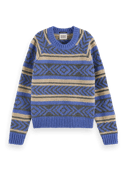 Scotch & Soda Metallic fair isle sweater MDL-CRP