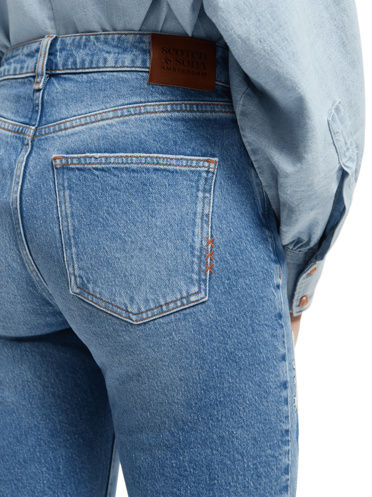 Scotch & Soda High Five high-rise slim fit jeans NHD-DTL1