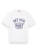 Scotch & Soda Grafisch T-shirt met ontspannen pasvorm FNT