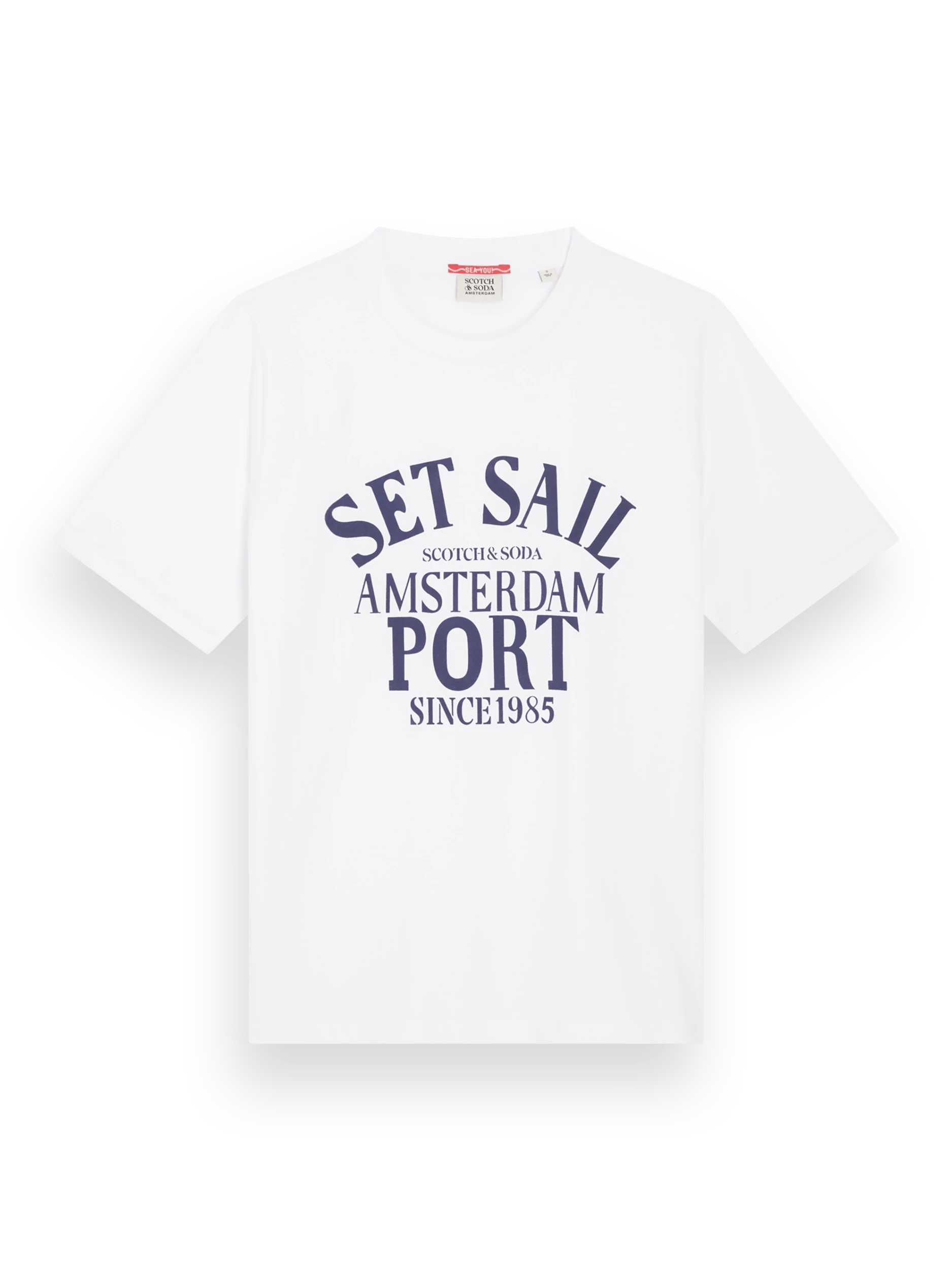 Scotch & Soda Grafisch T-shirt met ontspannen pasvorm FNT