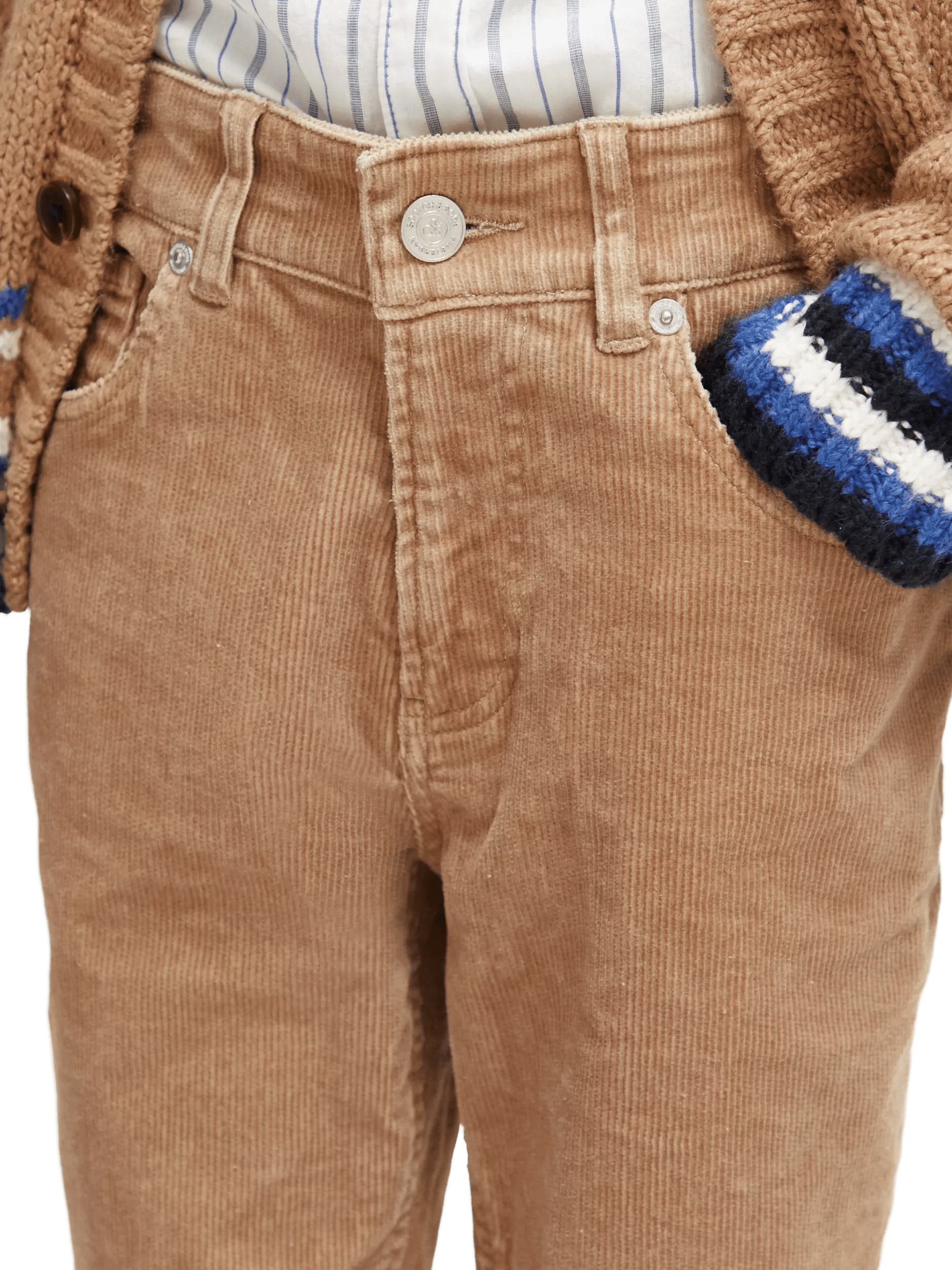 Scotch & Soda Dean loose tapered jeans in corduroy colours MDL-DTL4