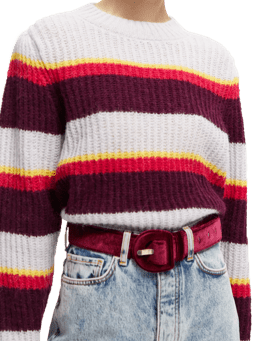 Scotch & Soda Fuzzy knitted puffy sleeve sweater NHD-DTL1