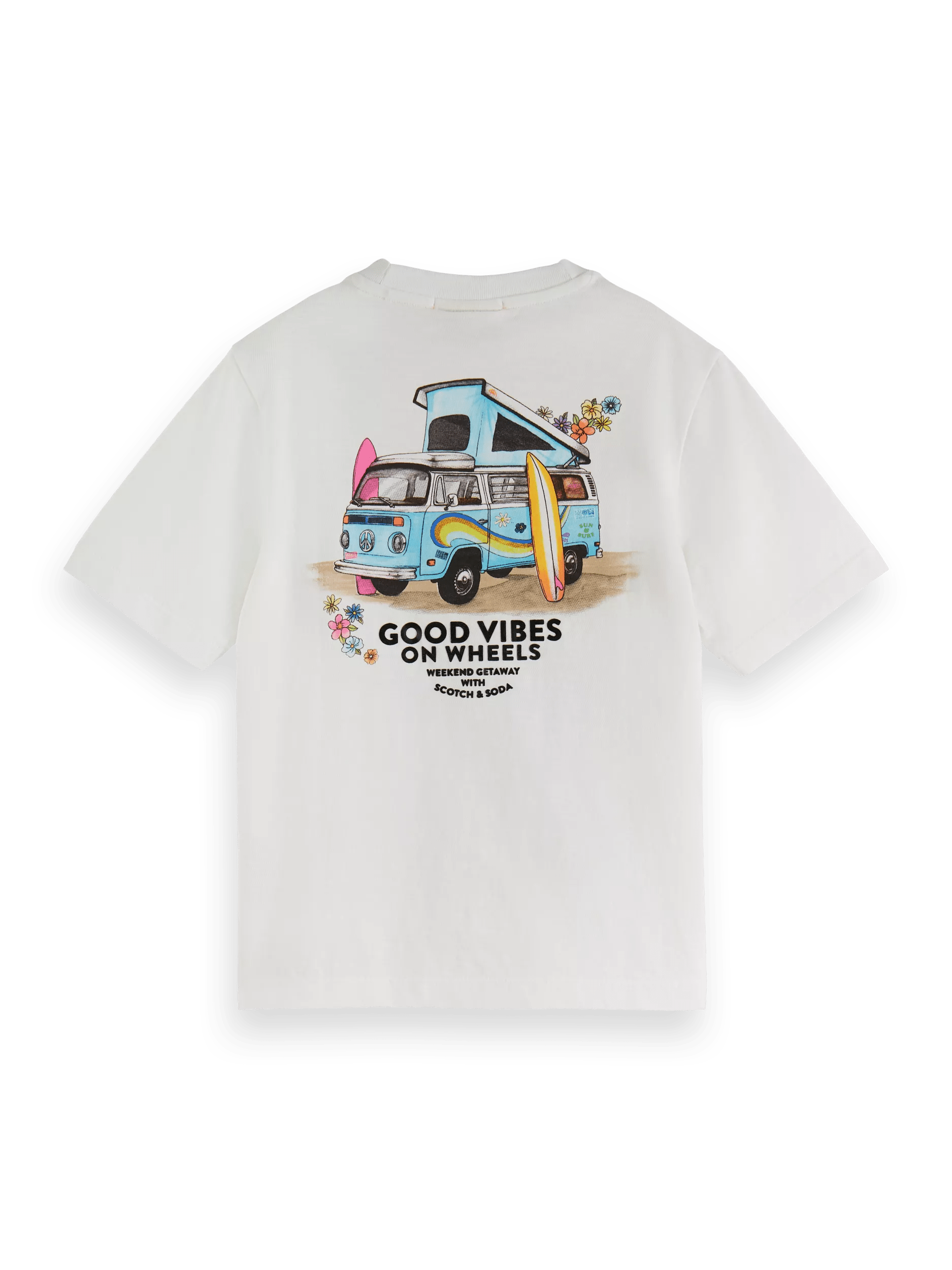 Scotch & Soda T-shirt met relaxte pasvorm BCK