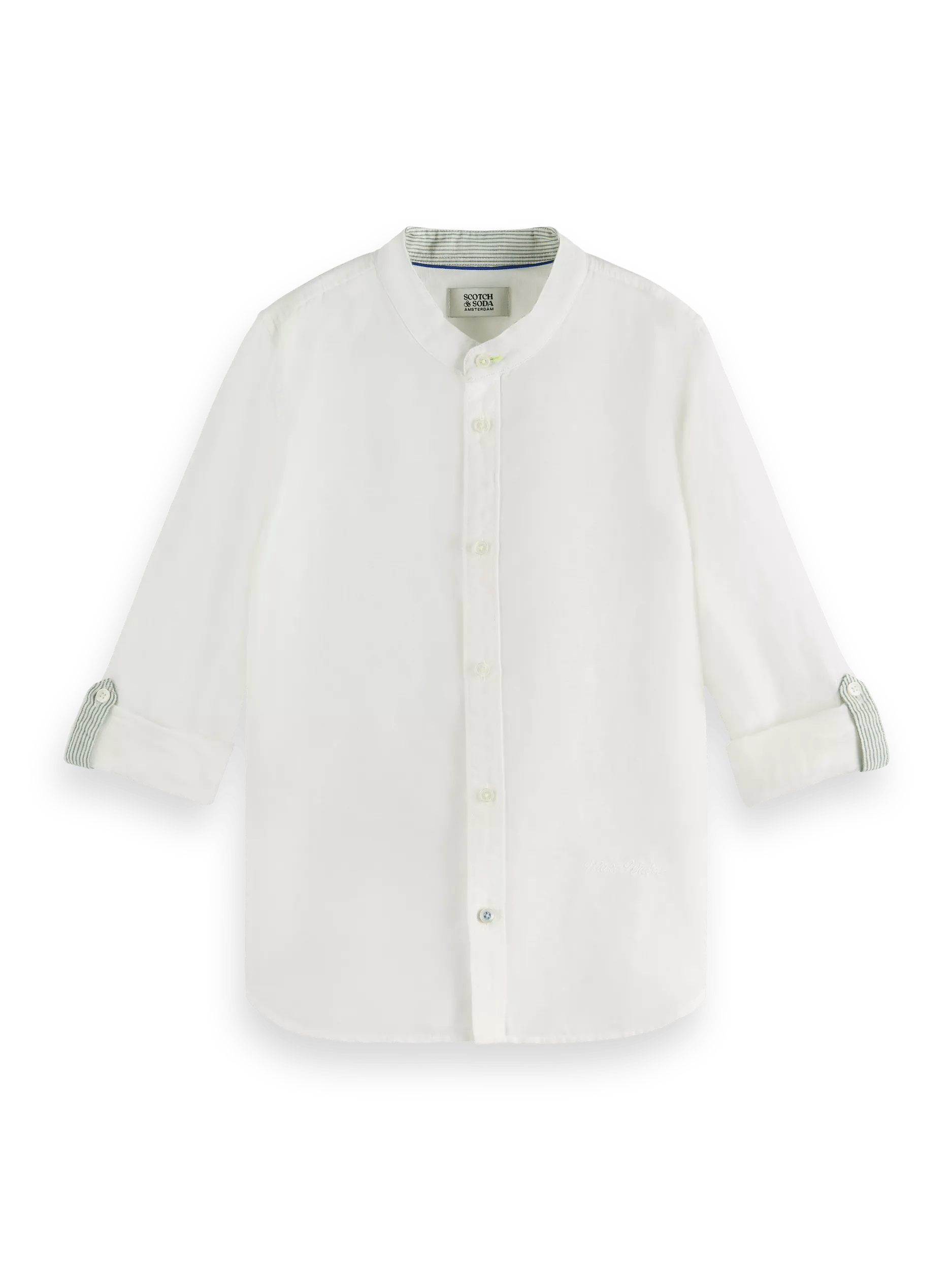 Scotch & Soda Regular-fit - cotton linen shirt FNT