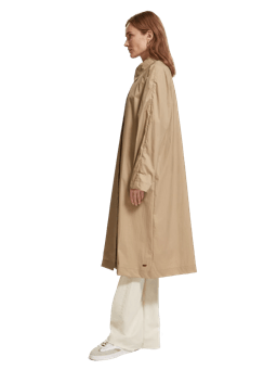 Scotch & Soda Water-repellent oversized trench coat MDL-SDE