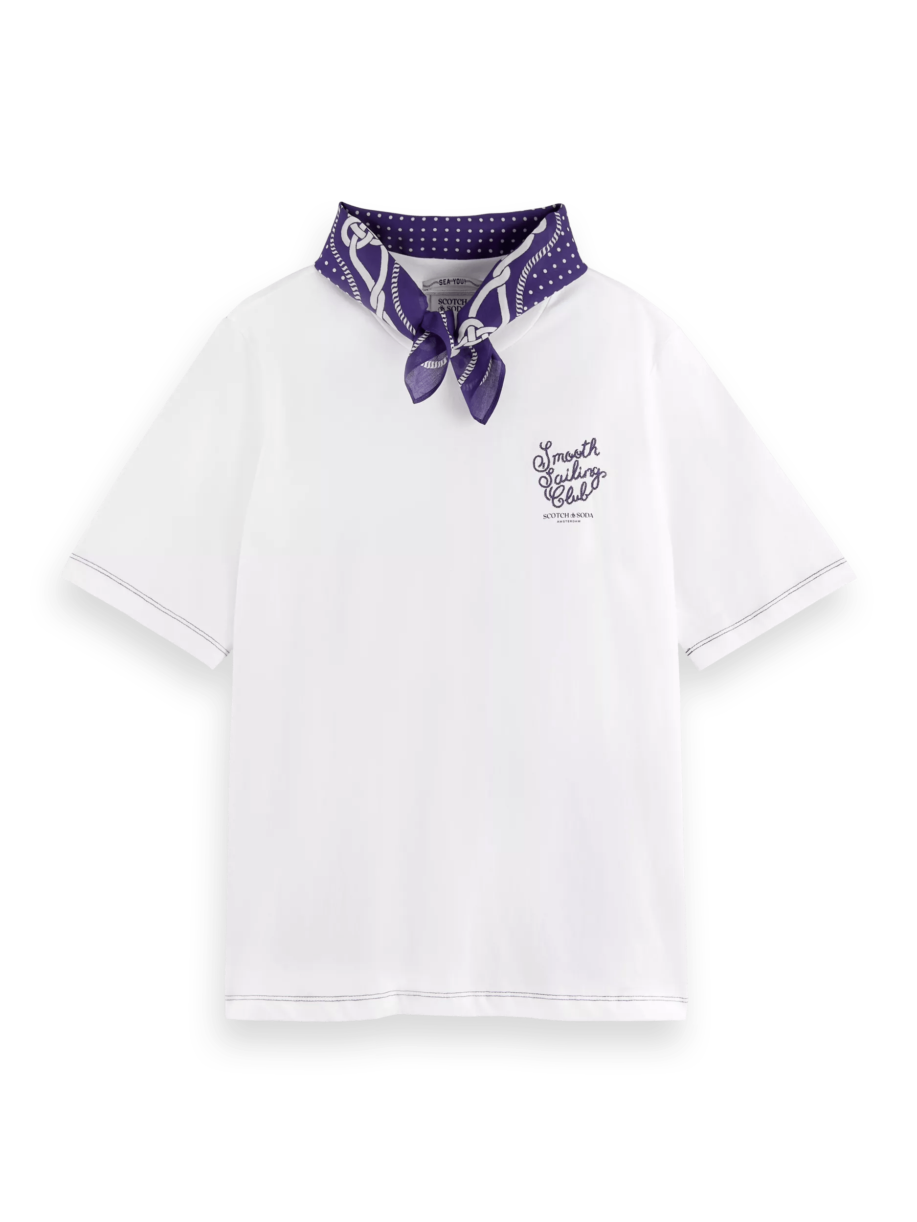 Scotch & Soda T-shirt bandana coupe décontractée FNT