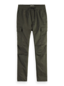 Scotch & Soda Loose tapered-fit organic cotton cargo trousers NHD-CRP