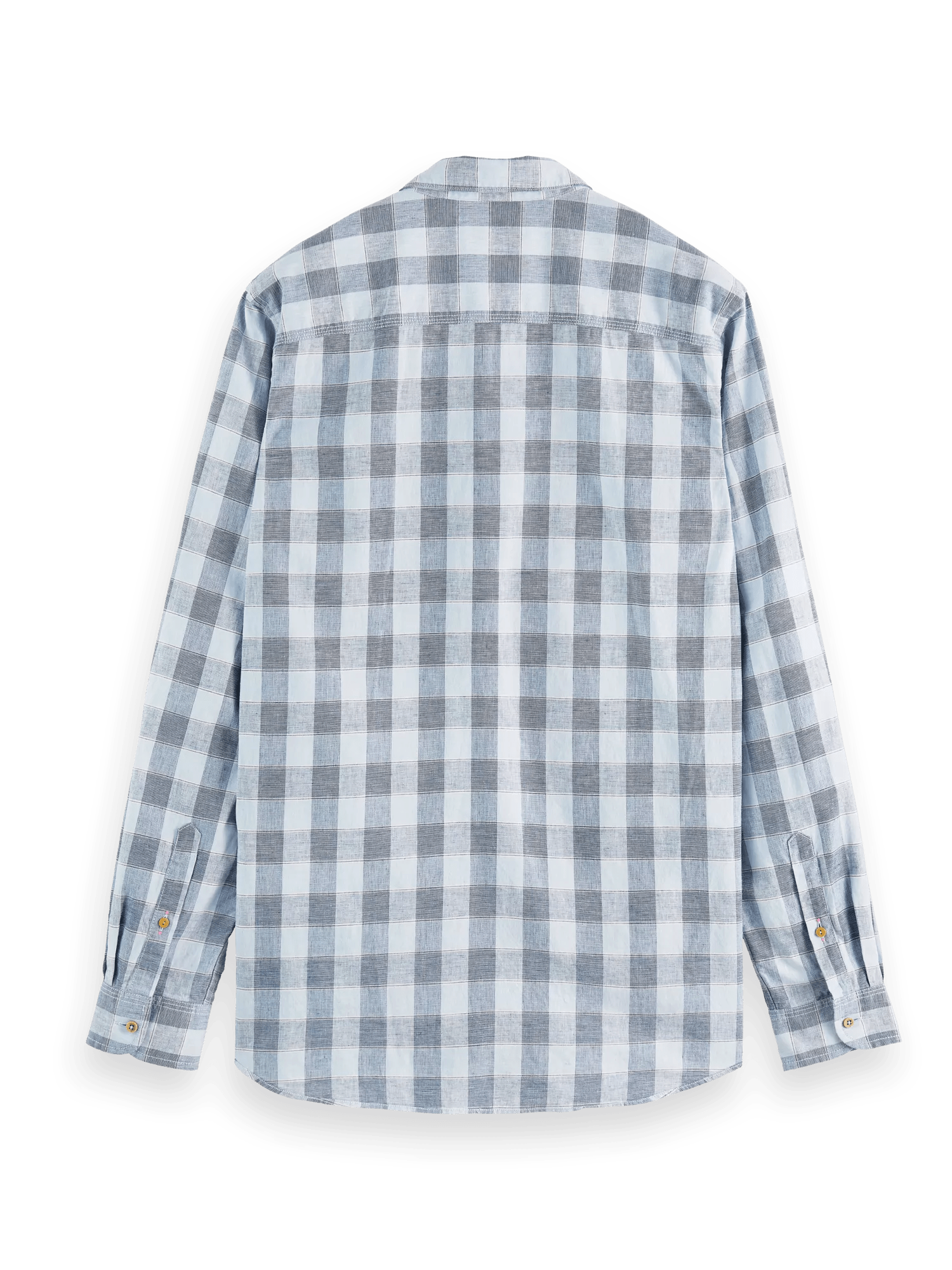 Scotch & Soda Regular-Fit Yarn-Dyed Linen Blend Shirt BCK