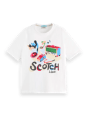 Scotch & Soda Relaxed fit artwork T-shirt MDL-CRP