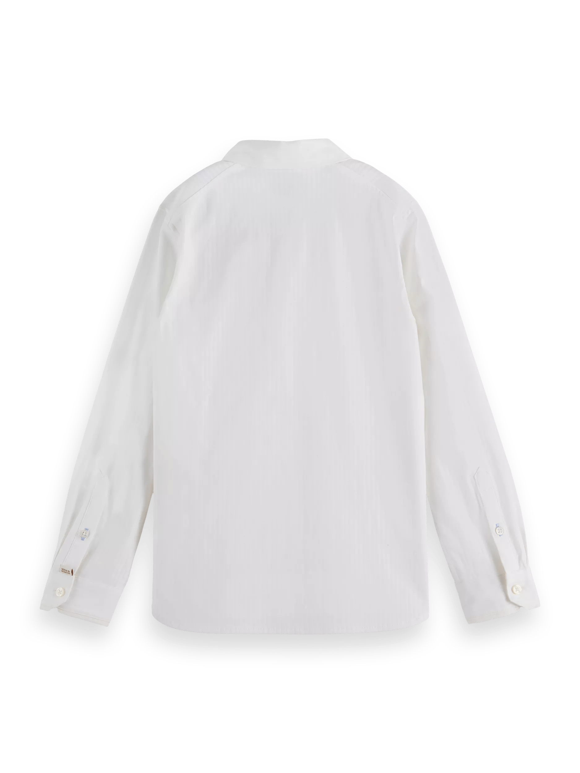 Scotch & Soda Slim-Fit - structured shirt in Organic Cotton BCK