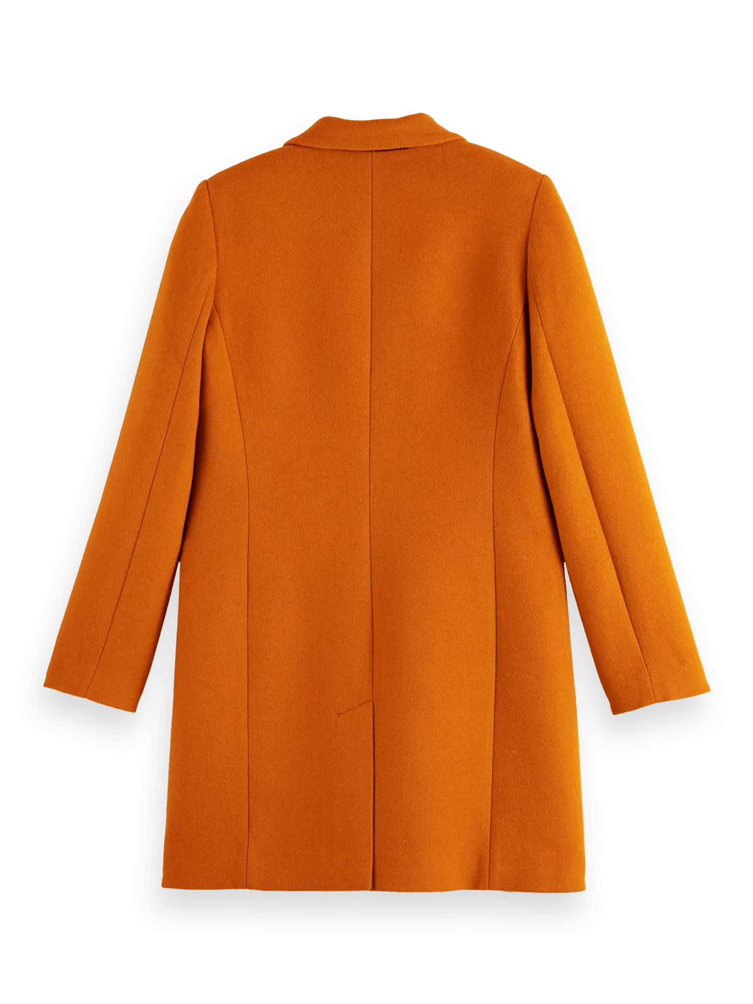 Scotch & Soda Tailored single-breasted wool-blended coat BCK