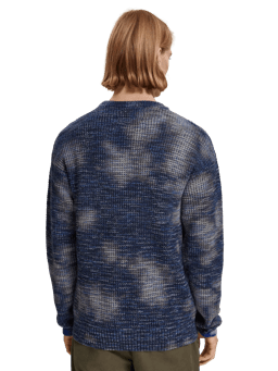 Scotch & Soda Waffle-knitted pullover sweater MDL-BCK